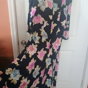 Vintage Mid length Floral Dress